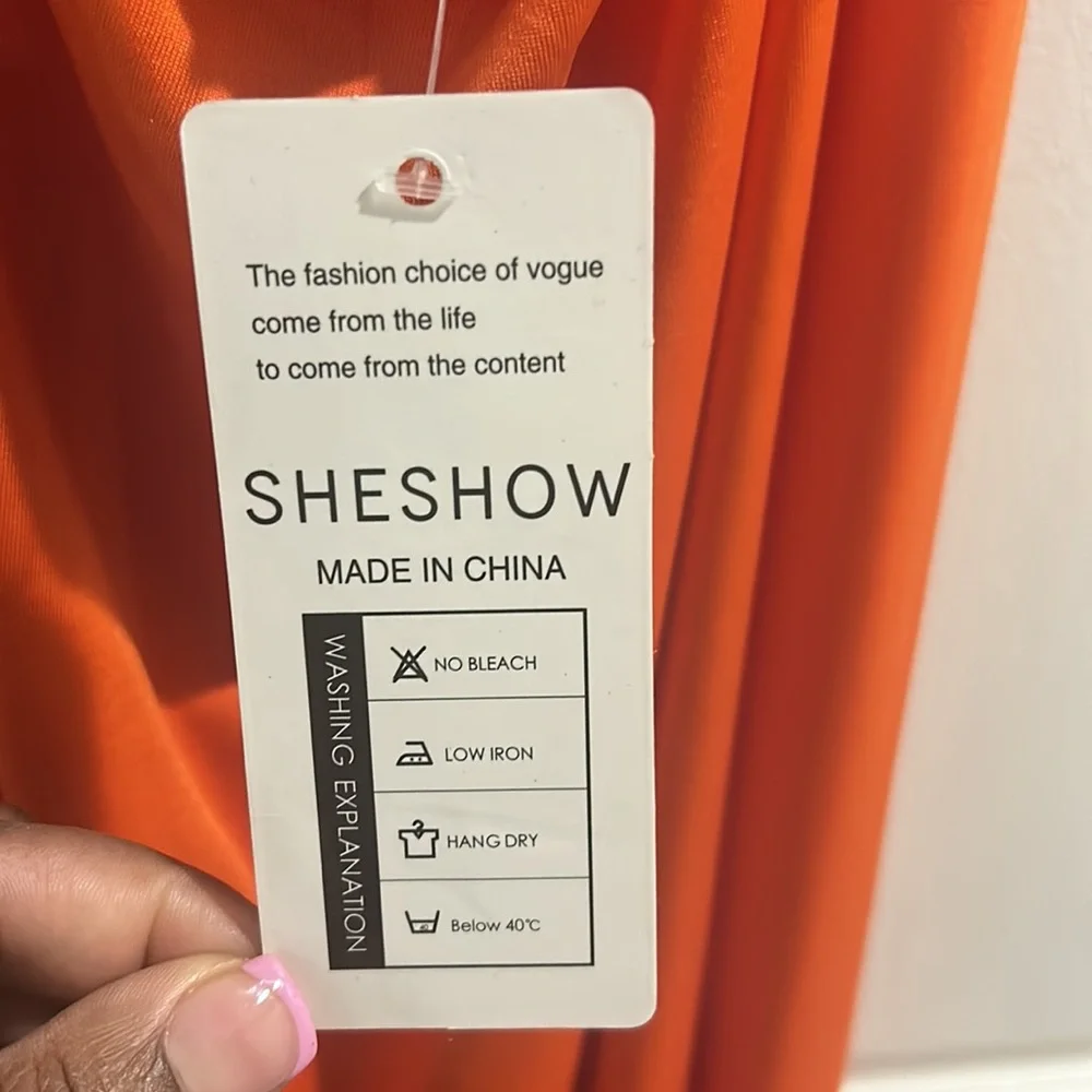 Orang midi backless dress - Picture 5 of 6